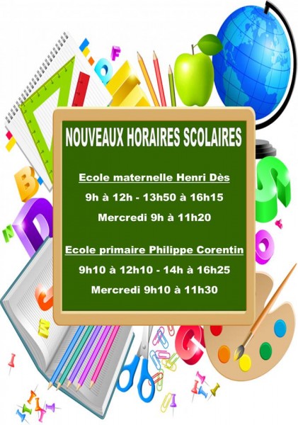 Horaires Eppeville Rentrée 2016